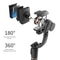 Foldable Bluetooth Selfie Stick With Gimbal Stabilizer And Tripod 2