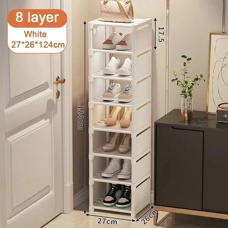 Adjustable Multi Layer Shoe Organizer Rack For Space Saving Storage 8