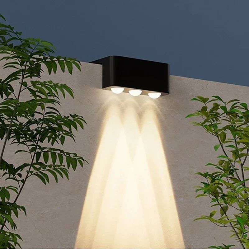 Outdoor Solar Wall Lights Waterproof Garden Step Lamps 0