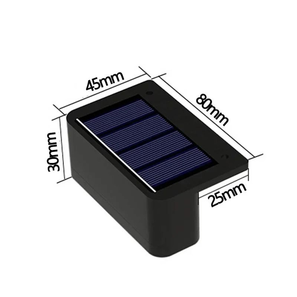 Outdoor Solar Wall Lights Waterproof Garden Step Lamps 5