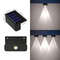 Outdoor Solar Wall Lights Waterproof Garden Step Lamps 7
