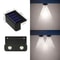 Outdoor Solar Wall Lights Waterproof Garden Step Lamps 8