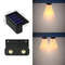 Outdoor Solar Wall Lights Waterproof Garden Step Lamps 9