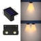 Outdoor Solar Wall Lights Waterproof Garden Step Lamps 9
