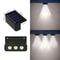 Outdoor Solar Wall Lights Waterproof Garden Step Lamps 11