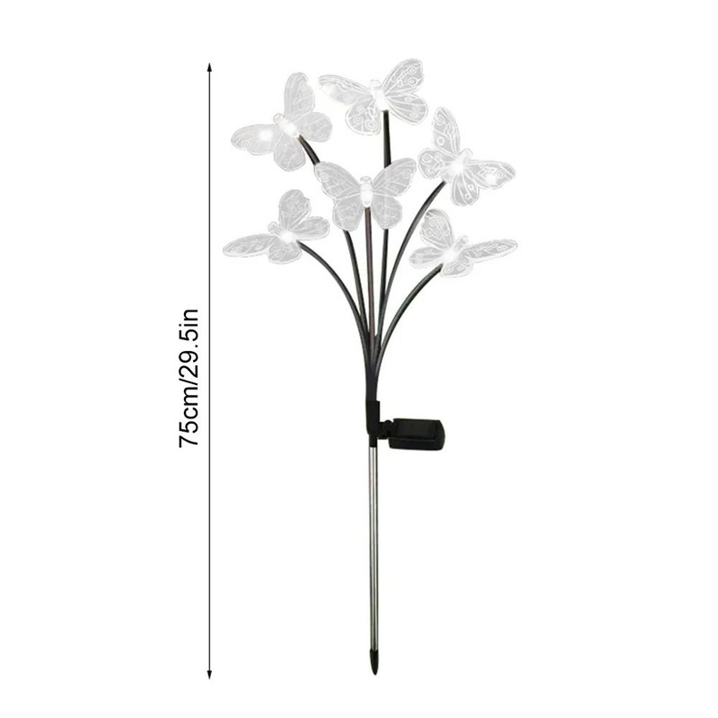 Solar Butterfly Garden Lights Outdoor Waterproof LED Lamps 5