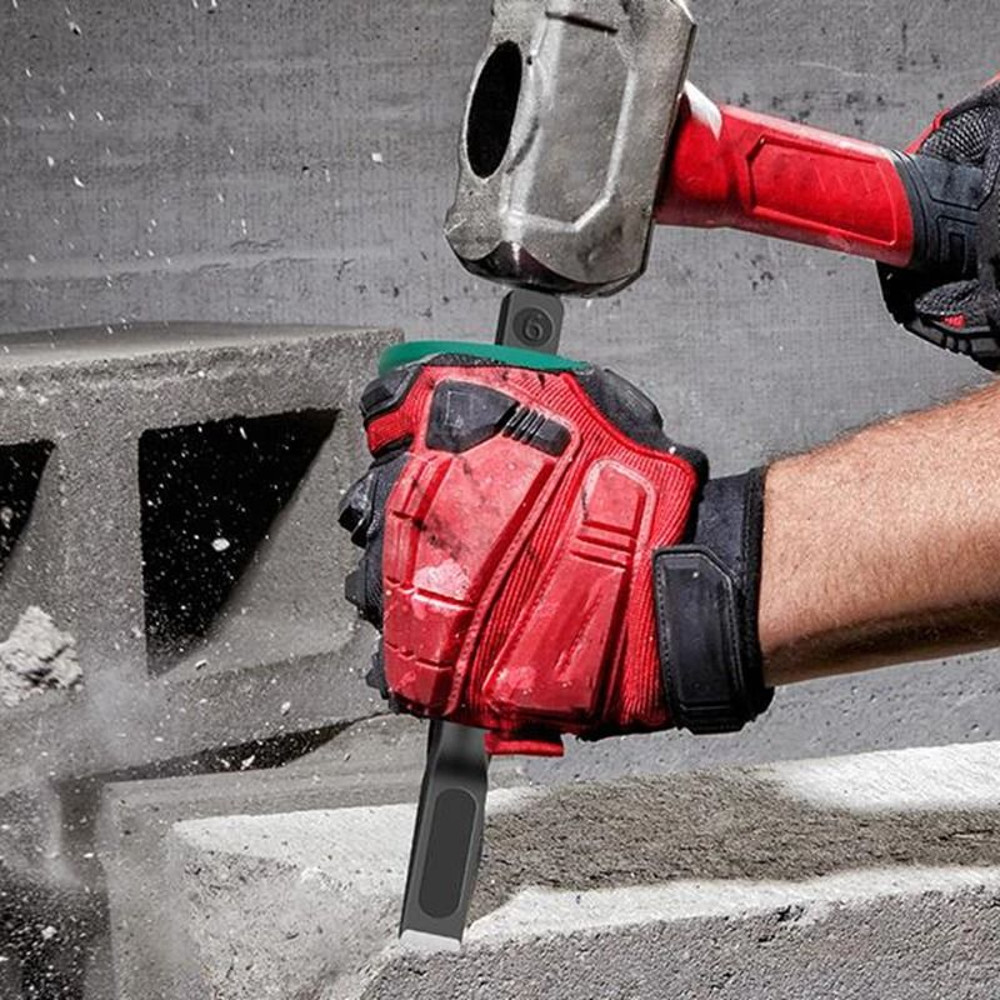 Heavy Duty Steel Flat Chisel With Hand Guard For Concrete And Masonry Work 5