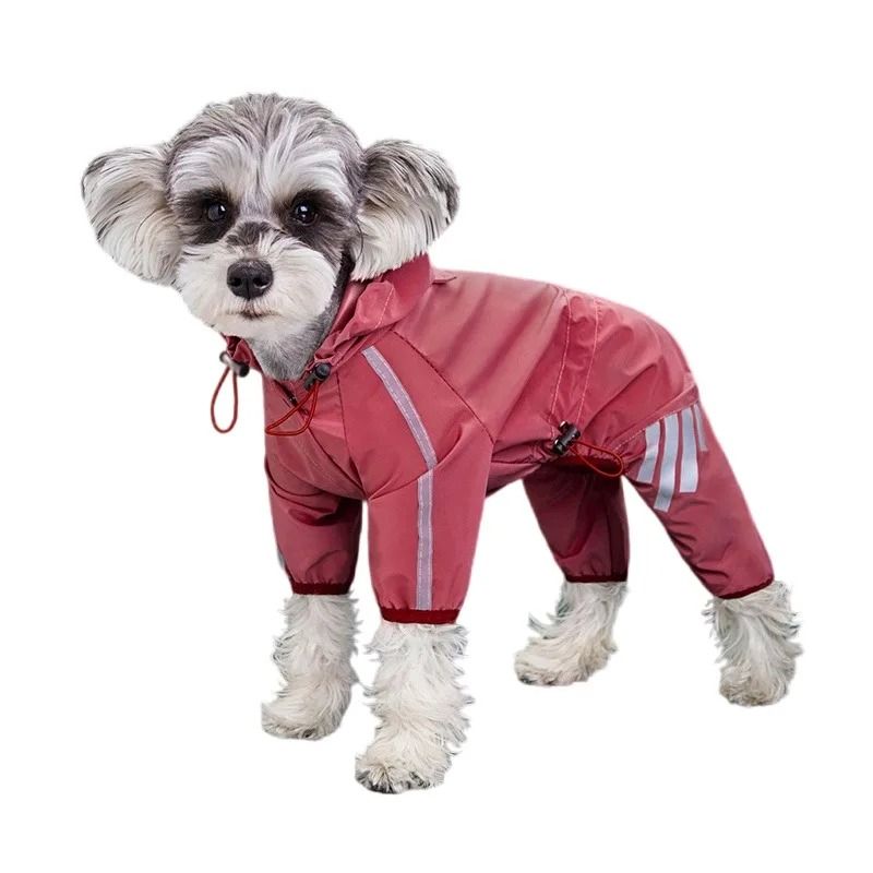 Reflective Waterproof Dog Raincoat With Full Coverage Design 4