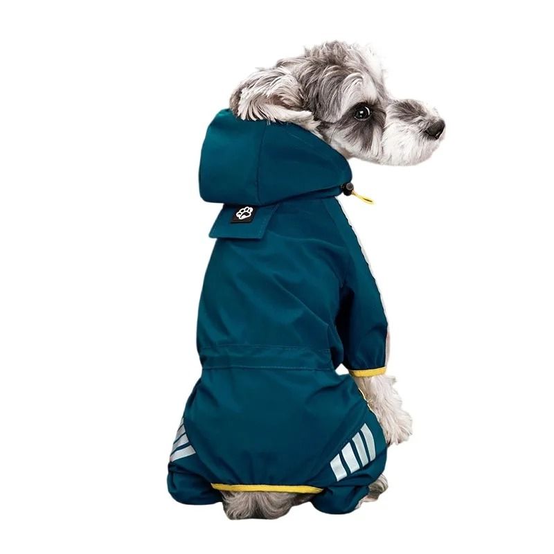 Reflective Waterproof Dog Raincoat With Full Coverage Design 5