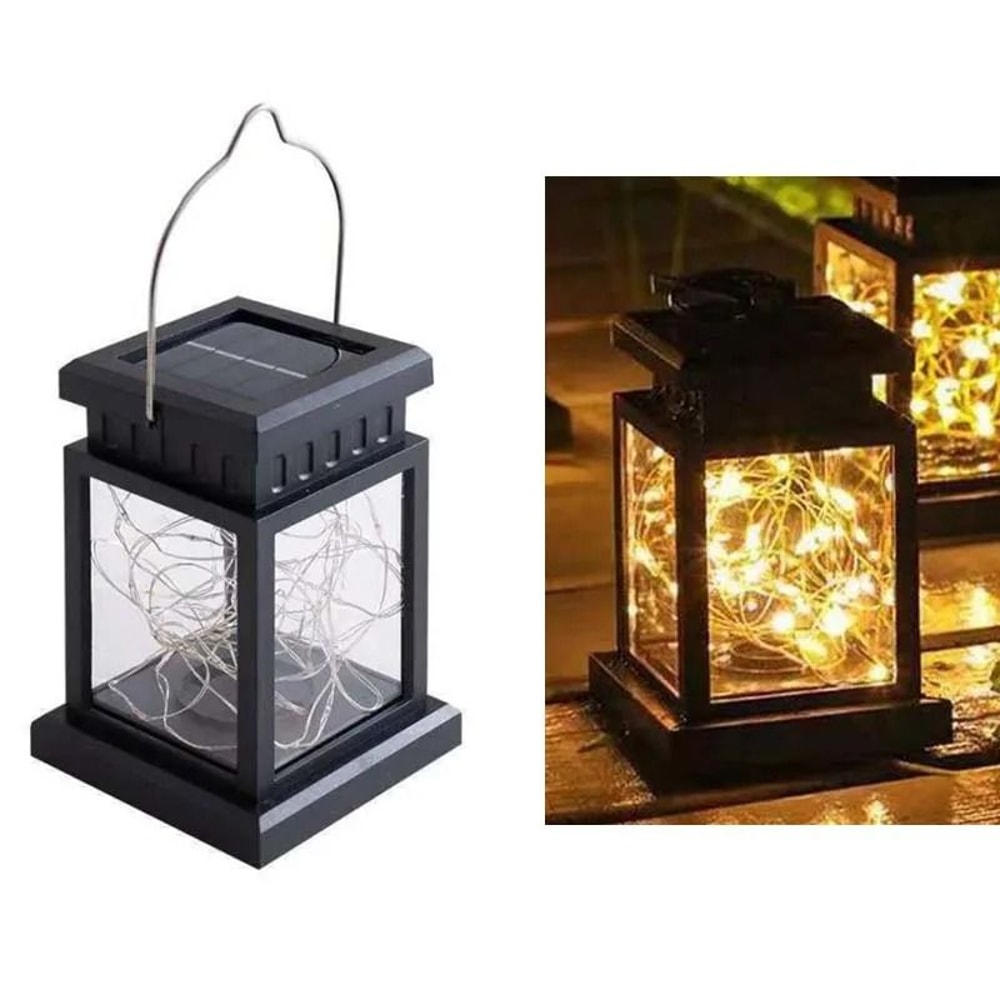 Solar Lantern Pendant Light For Outdoor Garden And Patio Decor 7