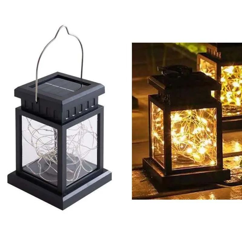 Solar Lantern Pendant Light For Outdoor Garden And Patio Decor 7