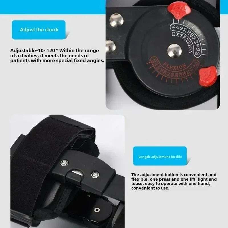 Adjustable Hinged Knee Brace Support For Recovery And Rehabilitation 6