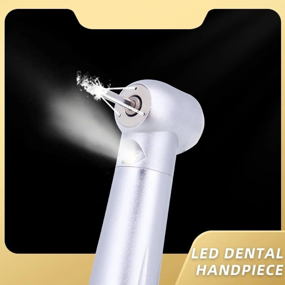 LED Dental High Speed Handpiece With Push Button And Water Spray 0