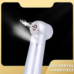 led dental high speed handpiece with push button and water spray