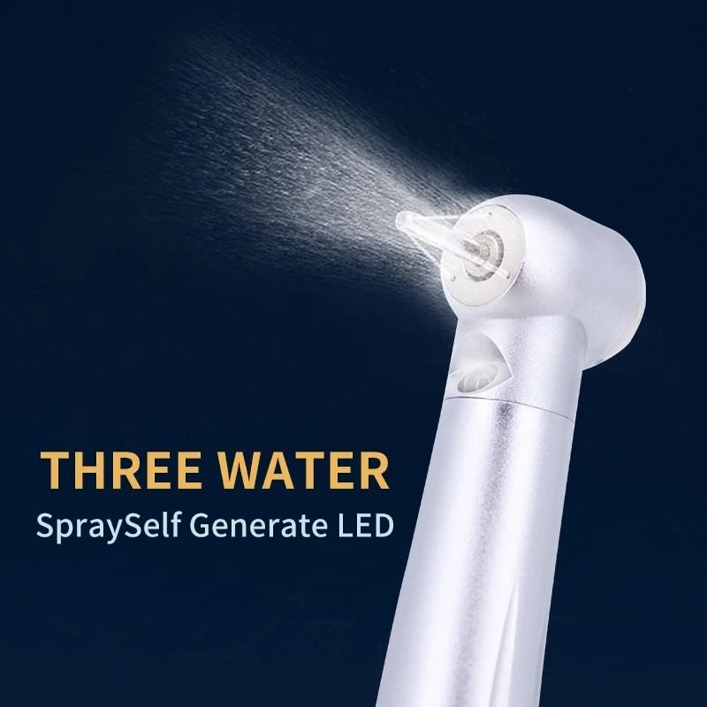 LED Dental High Speed Handpiece With Push Button And Water Spray 4
