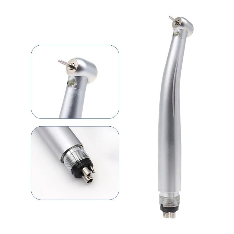 LED Dental High Speed Handpiece With Push Button And Water Spray 7