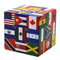 Magic Cube Puzzle With Flag Design 0