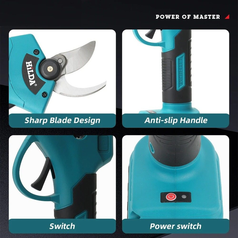 Brushless Electric Pruning Shears For Gardening And Tree Trimming 5