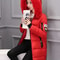 Womens Winter Fur Collar Hooded Parka Coat 7
