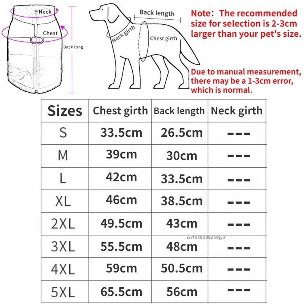 Waterproof Warm Dog Coat For Winter Comfort 1