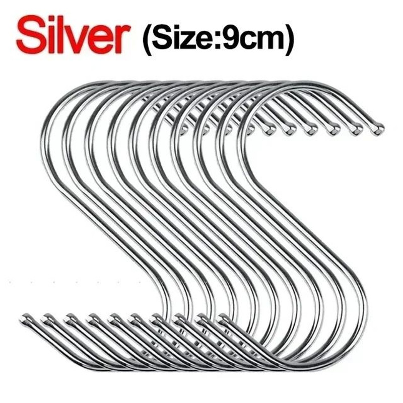 Stainless Steel S Hooks For Kitchen And Home Organization 8