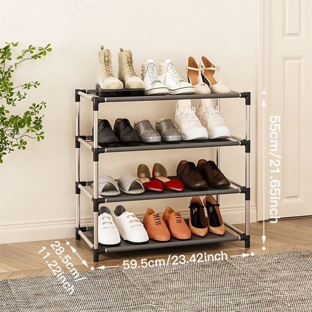 Stylish Metal Shoe Rack Organizer For Home Storage 8