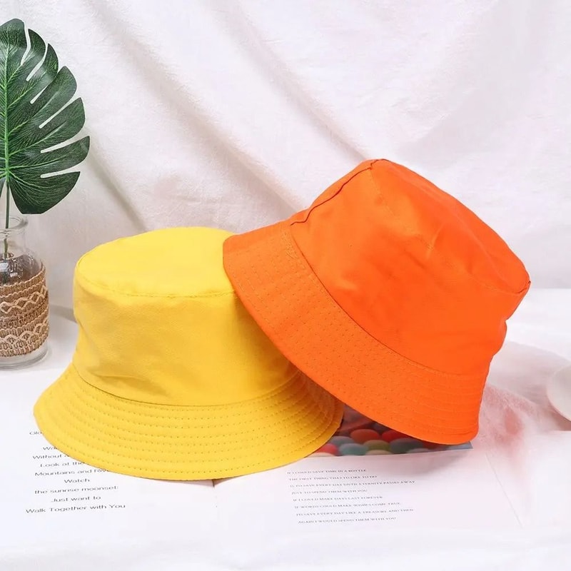 Cotton Foldable Summer Bucket Hat For Men And Women 2