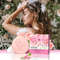 Pink Rose Handmade Essential Oil Shampoo Soap Bar 0