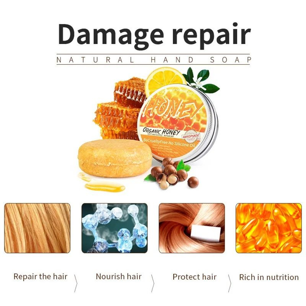 Natural Honey Plant Essence Shampoo For Soft And Healthy Hair 1