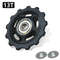 Bicycle Rear Derailleur Pulley Wheel With Bearing For Smooth Gear Shifting 9