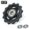 Bicycle Rear Derailleur Pulley Wheel With Bearing For Smooth Gear Shifting 9