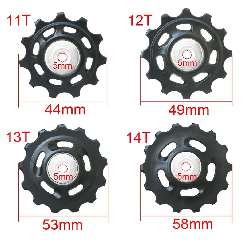 Bicycle Rear Derailleur Pulley Wheel With Bearing For Smooth Gear Shifting 1