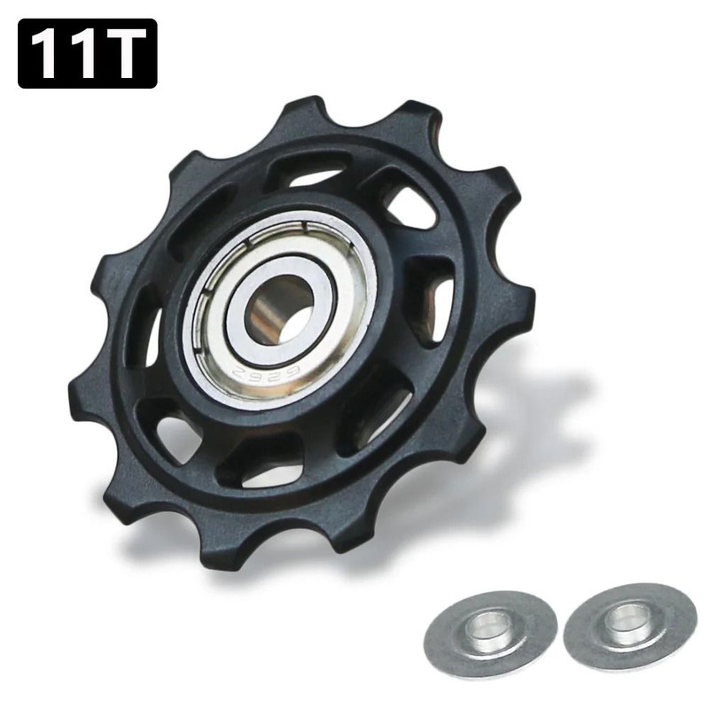 Bicycle Rear Derailleur Pulley Wheel With Bearing For Smooth Gear Shifting 7