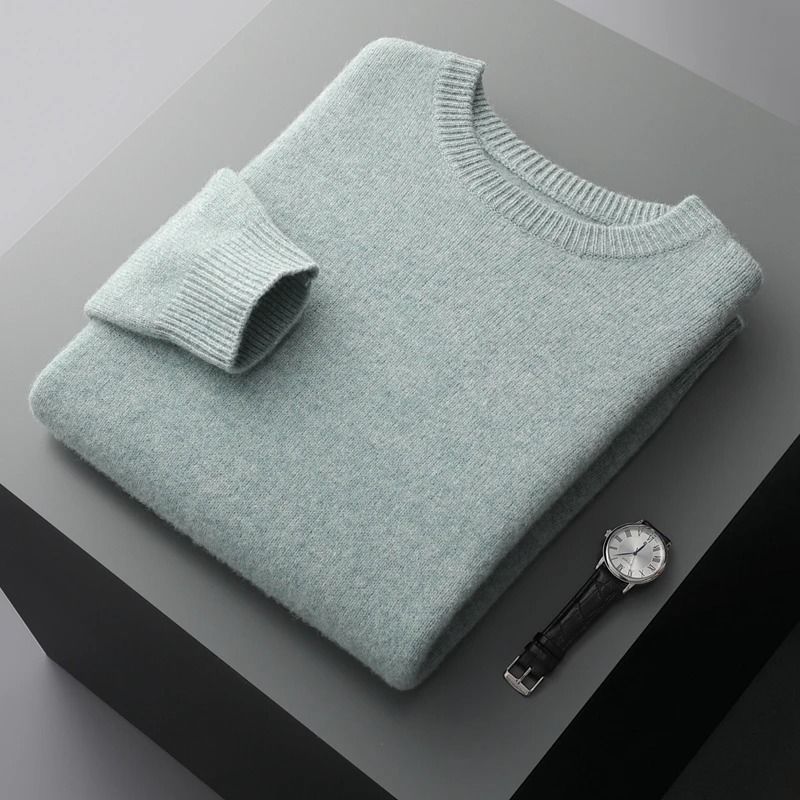 Mens Classic Wool Sweater For Autumn And Winter 10