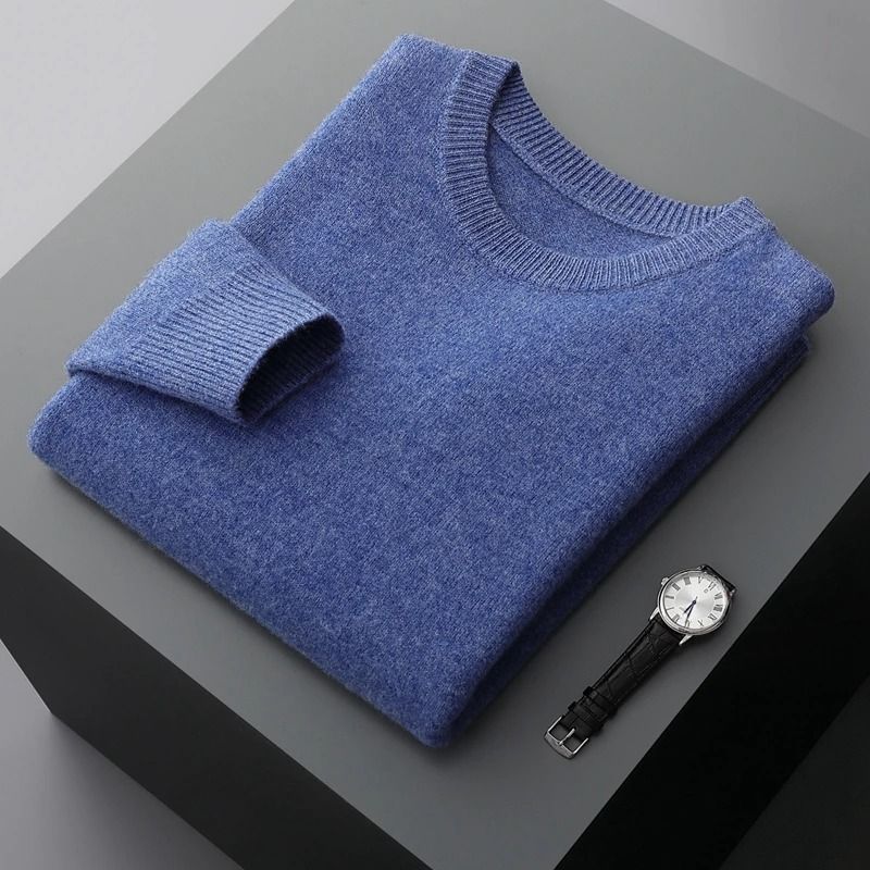 Mens Classic Wool Sweater For Autumn And Winter 12