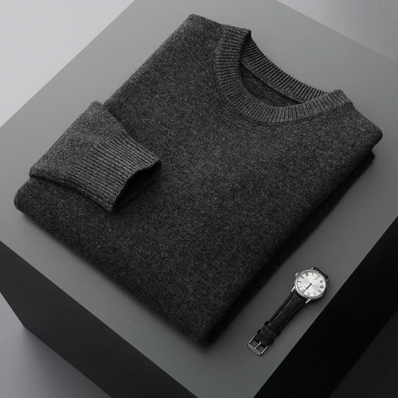 Mens Classic Wool Sweater For Autumn And Winter 14