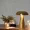 Retro Mushroom LED Table Lamp With Touch Sensor And Rechargeable Design 0
