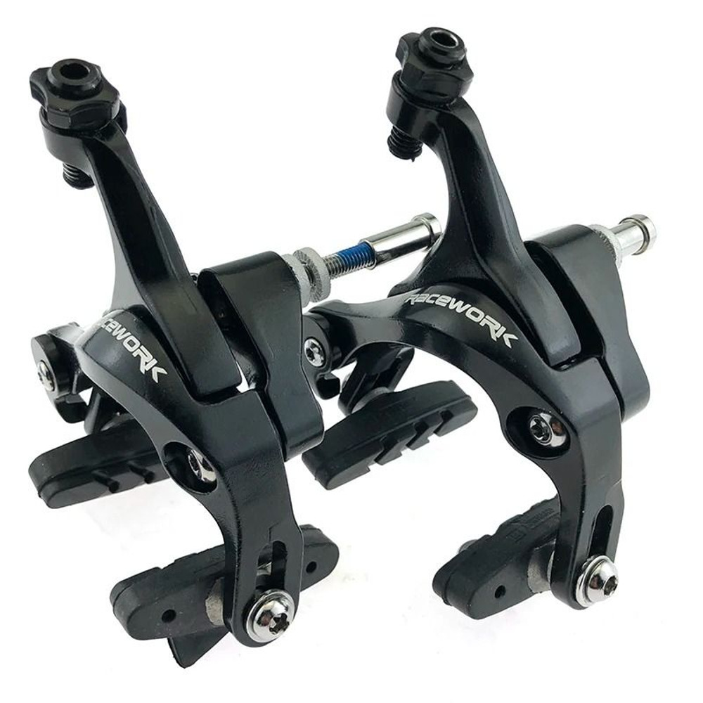Precision Dual Pivot Road Bike Brake Calipers With Pads 0