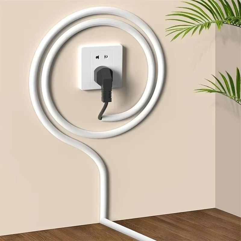 Invisible Adhesive Cord Management Channel And Cable Cover 3
