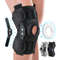 Hinged Knee Support Brace With Side Stabilizers And Gel Pads 0