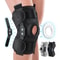 Hinged Knee Support Brace With Side Stabilizers And Gel Pads 1