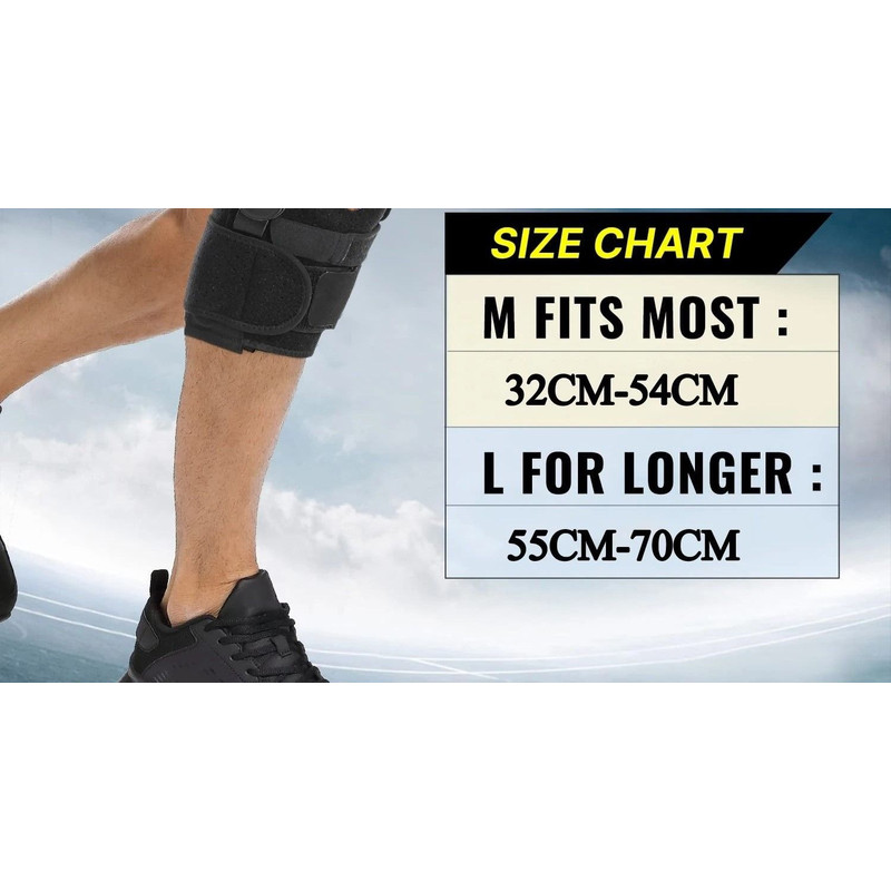 Hinged Knee Support Brace With Side Stabilizers And Gel Pads 6