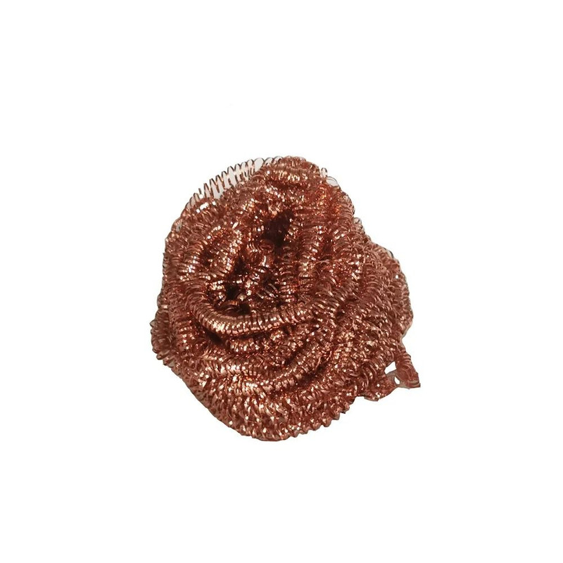 Copper Wire Soldering Iron Tip Cleaner Ball With Metal Holder 6