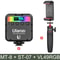 RGB LED Rechargeable Video Light With Adjustable Color And Brightness 12