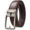 Automatic Buckle Genuine Leather Mens Waist Belt 5