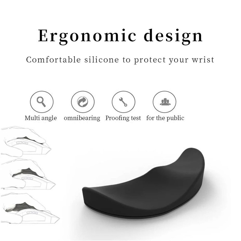 Ergonomic Silicone Wrist Support Pad For Mouse Use 2