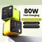 80W Fast Charging Type C USB Charger With Retractable Cable 0