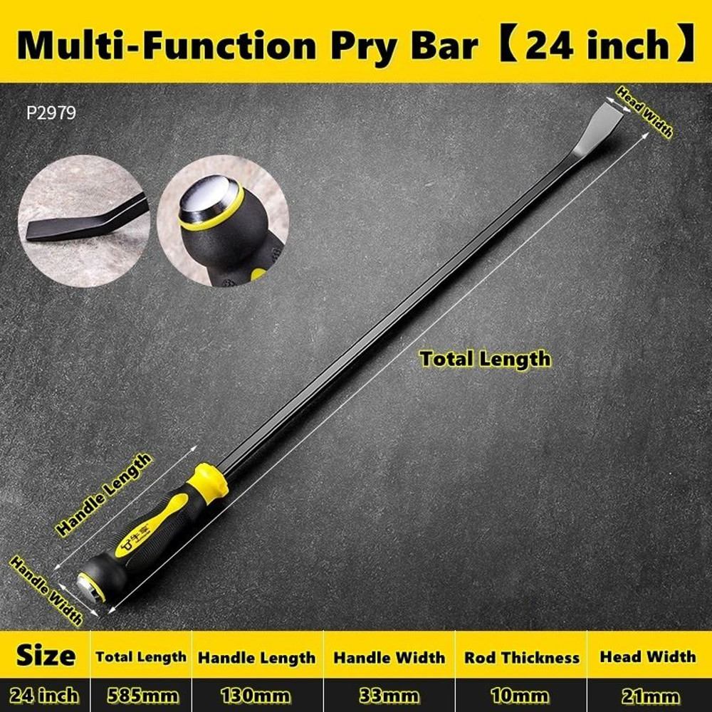 Multi Function Heavy Duty Pry Bar Tool For Tire And Auto Repair 9