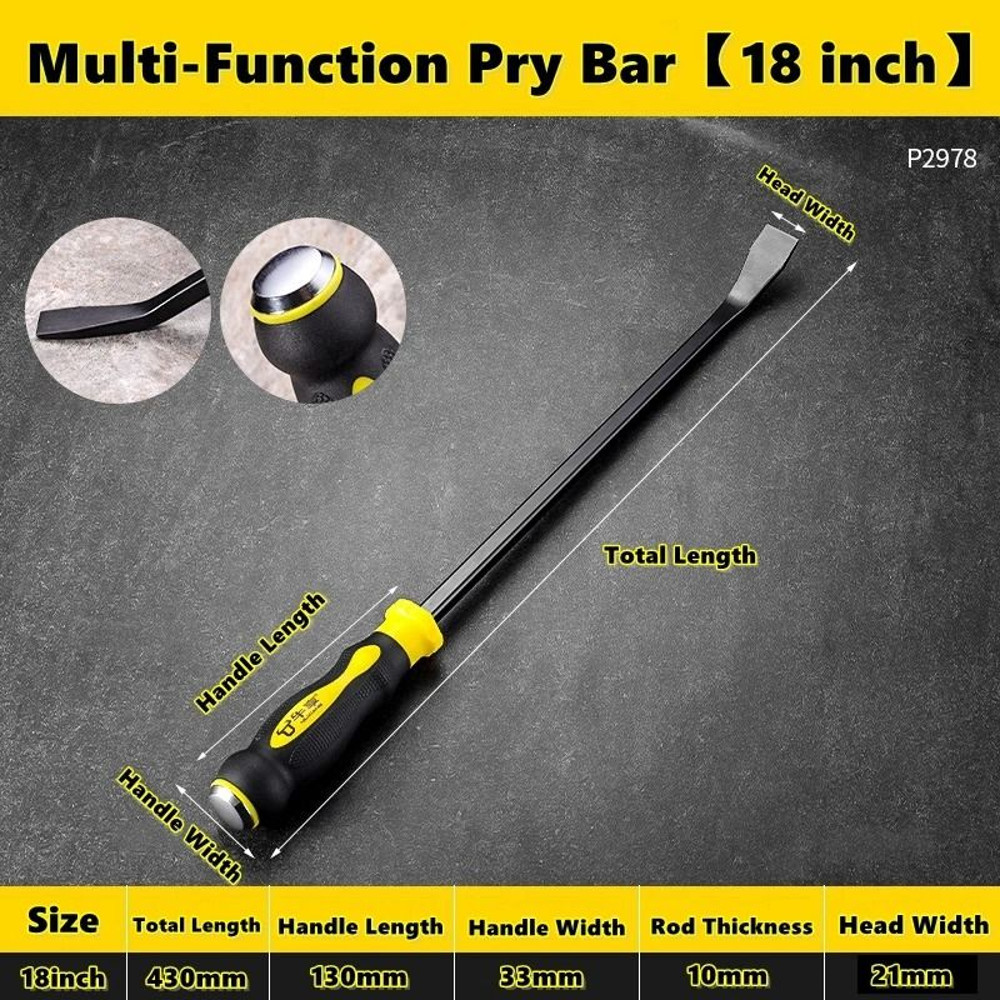 Multi Function Heavy Duty Pry Bar Tool For Tire And Auto Repair 7
