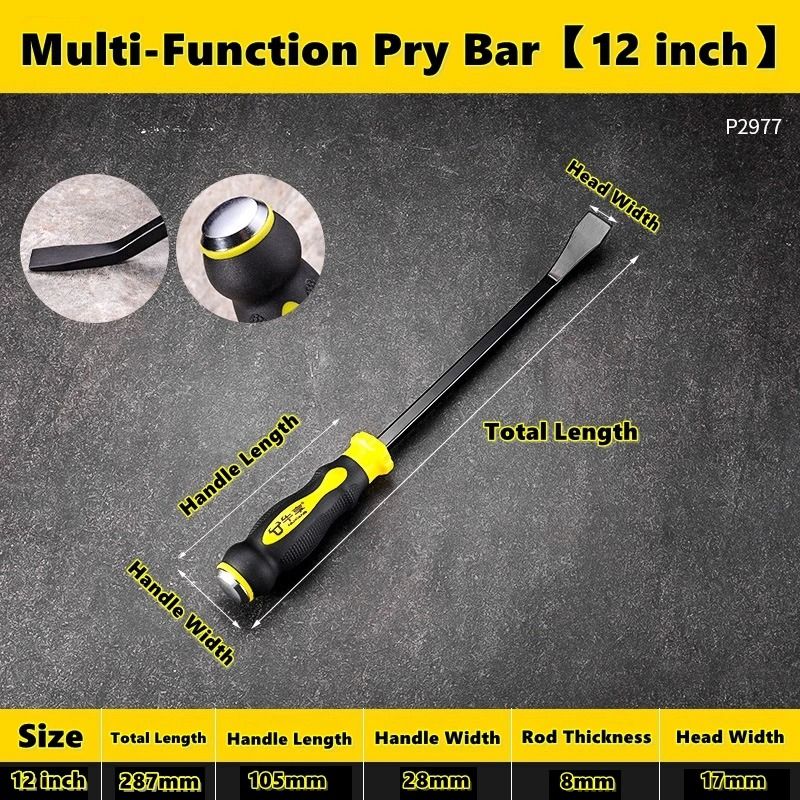 Multi Function Heavy Duty Pry Bar Tool For Tire And Auto Repair 8